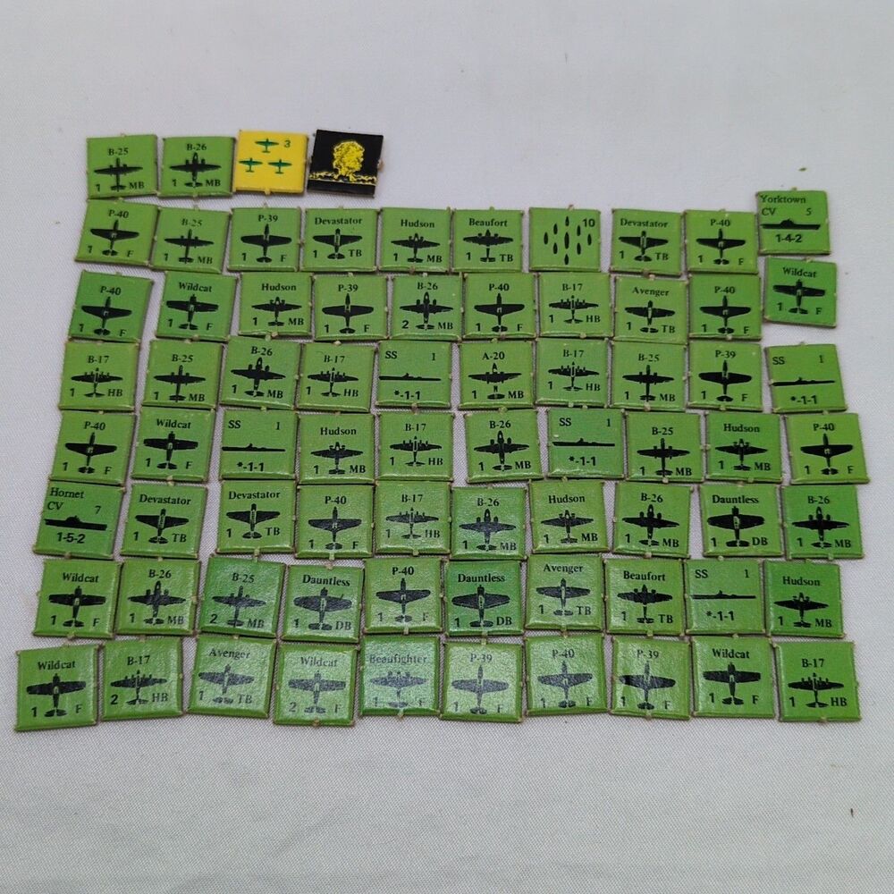 (74) Air Force Avalon Hill Board Game Tokens